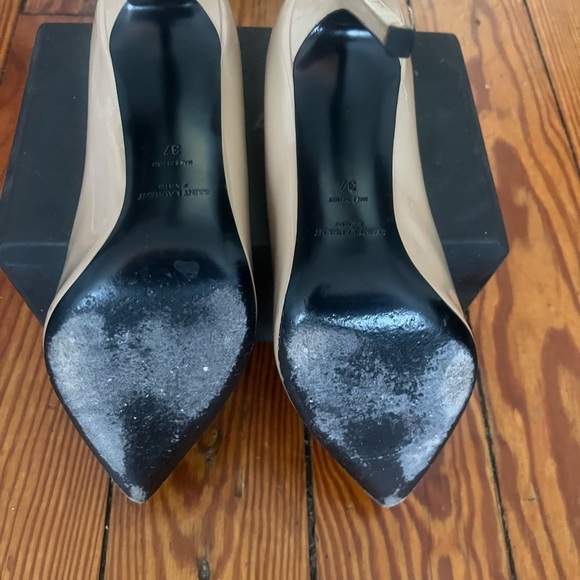 Saint Laurent Beige Patent Leather Heels - Picture 4 of 4